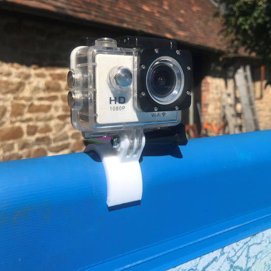 Go-Pro Halterung Für Swimmingpool 45mm Oberer Holm : Weiß Passend für Intex Pools usw
