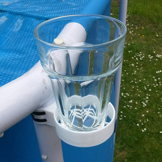 Getränkehalter für Swimmingpool : Weiß 35mm Intex Rahmenstange