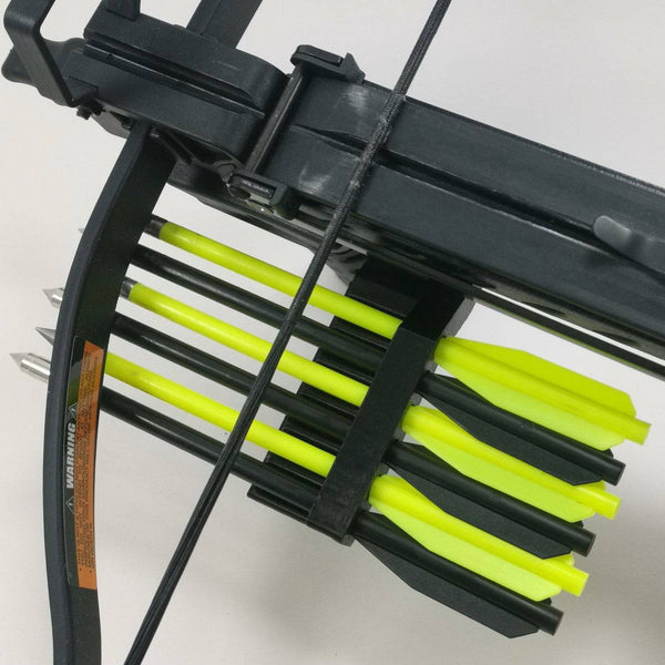 Picatinny Bolt Holder Quiver Accessory For Pistol Crossbow : Black