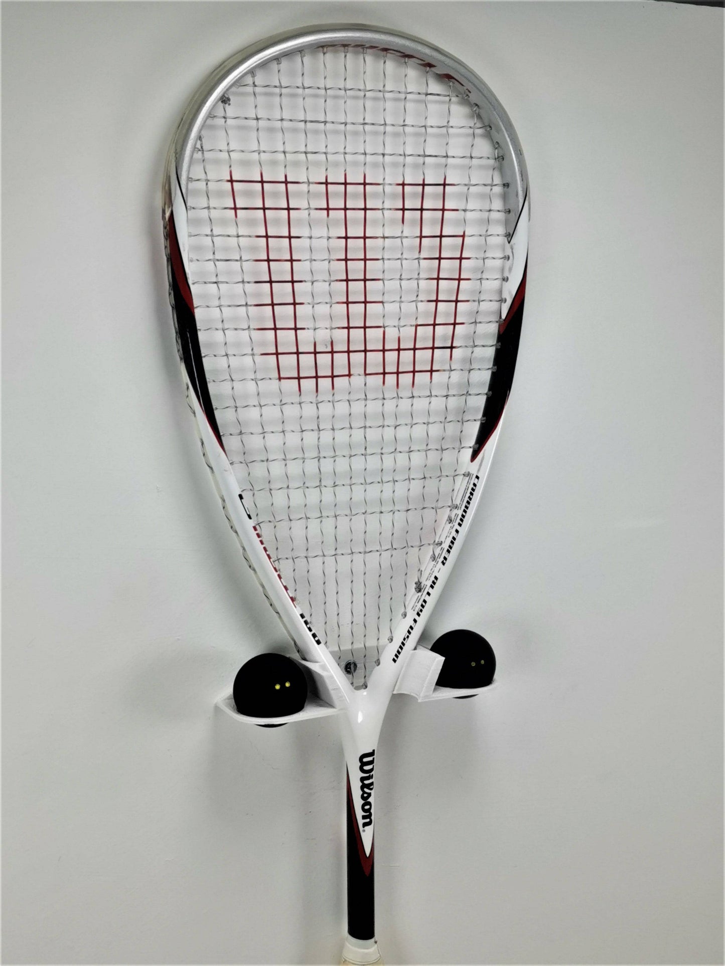Squash Racket & Ball Holder Wall Mount Wall Bracket