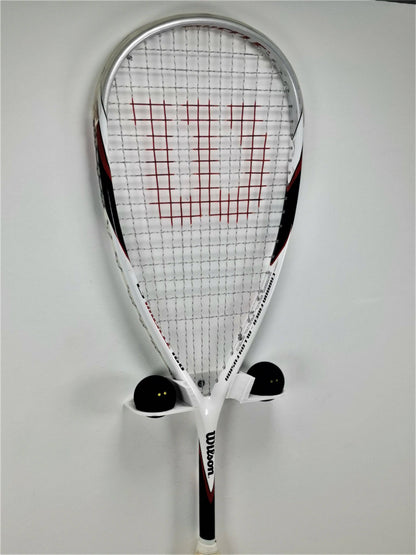 Squash Racket & Ball Holder Wall Mount Wall Bracket