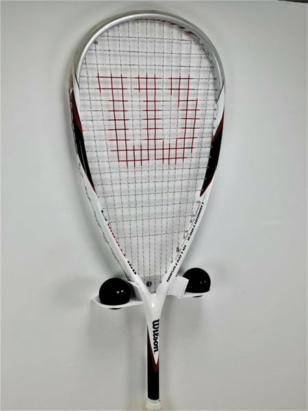 Squash Racket & Ball Holder Wall Mount Wall Bracket