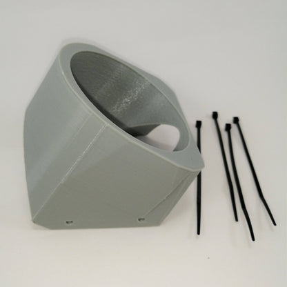 Bike Bottle Bracket Coffee Cup Adaptor Holds Standard Coffee Cups : Grey
