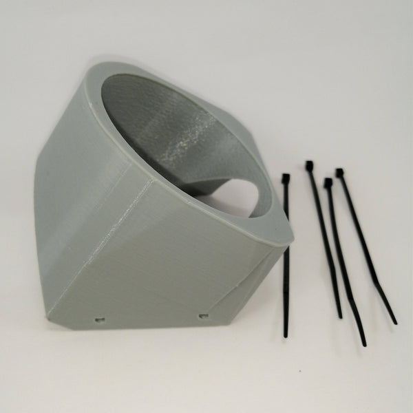 Bike Bottle Bracket Coffee Cup Adaptor Holds Standard Coffee Cups : Grey