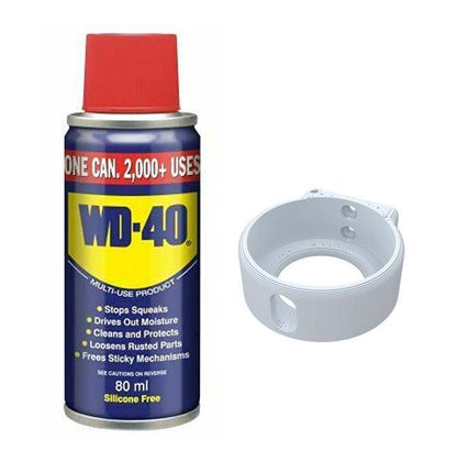 WD40 Wall Mount Bracket Holder For 80ML Lubricant Spray Can Smart Straw