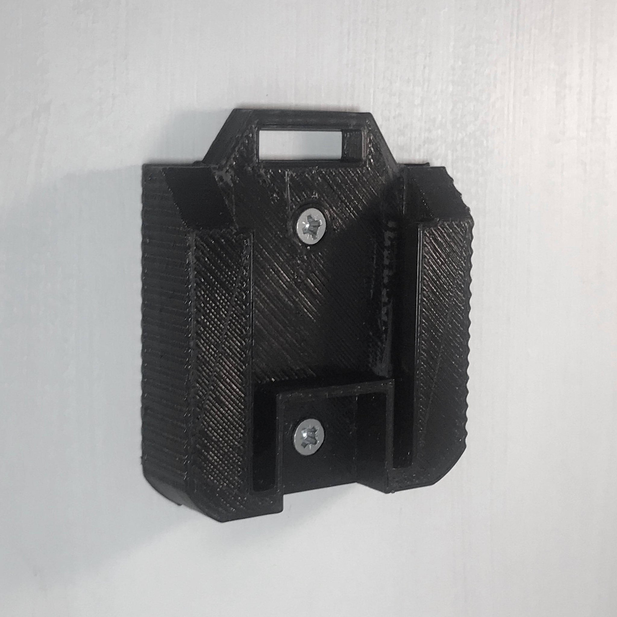 Parkside X 20V Compatible Battery Holder/Bracket Ideal For Wall Or Shelf Mounting