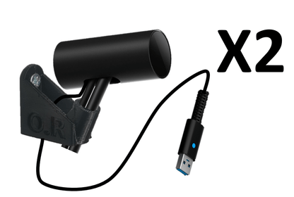 Wall Mount / Bracket Set For Oculus Rift : Sensor, Touch, Headset Black