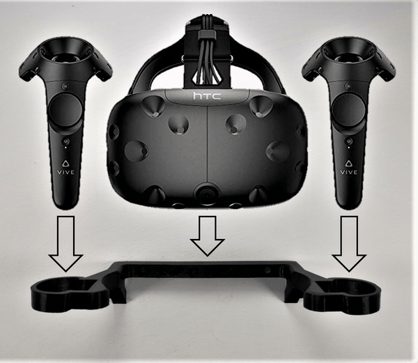 Htc Vive Headset & Controller Wall Bracket/Mount