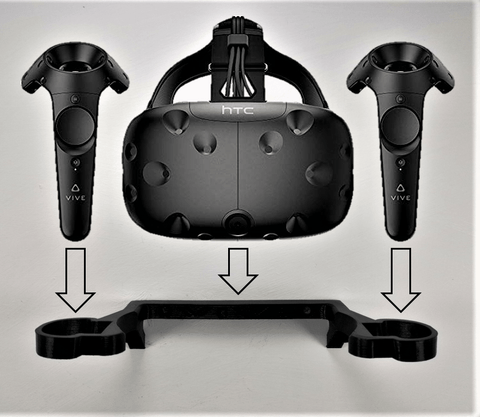 Htc Vive Headset & Controller Wall Bracket/Mount