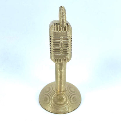 Retro Classic Microphone Christmas Tree Bauble Decoration Ornament For Xmas Noel