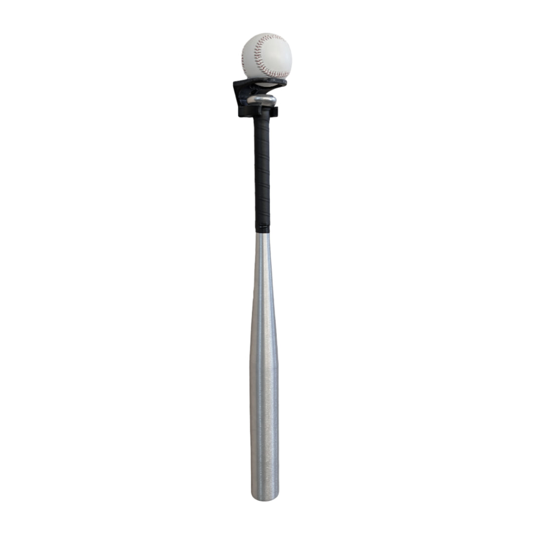 Baseball Bat And Ball Wall Mount Holder Bracket Display Stand
