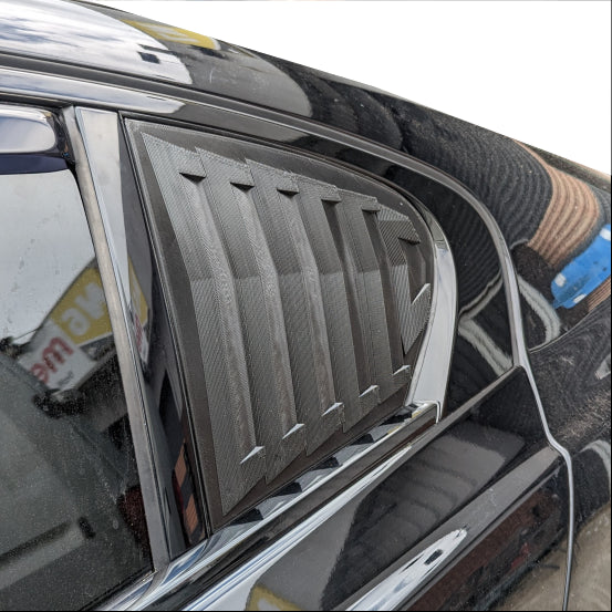 3D Cabin Jag XE Louvers Rear Quarter Window (X760) 2015+ Pair