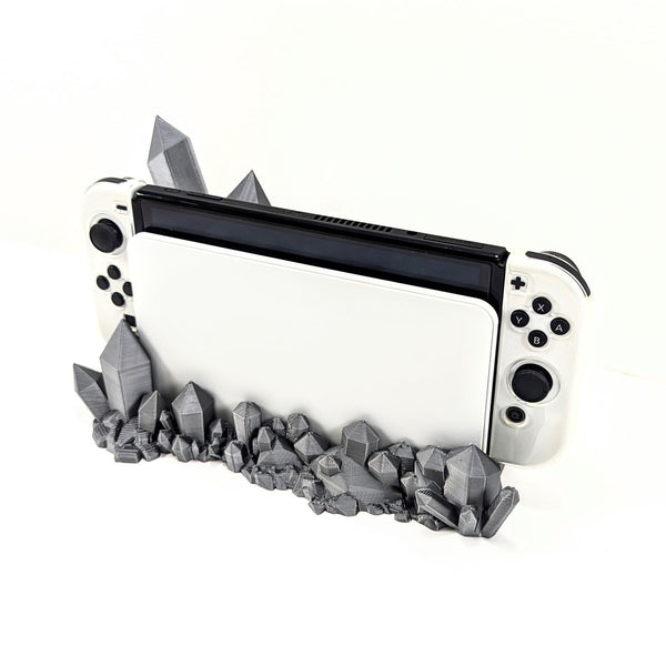 Stand For Switch Dock Console Crystal Holder Station Skin Scene Display - OLED Version