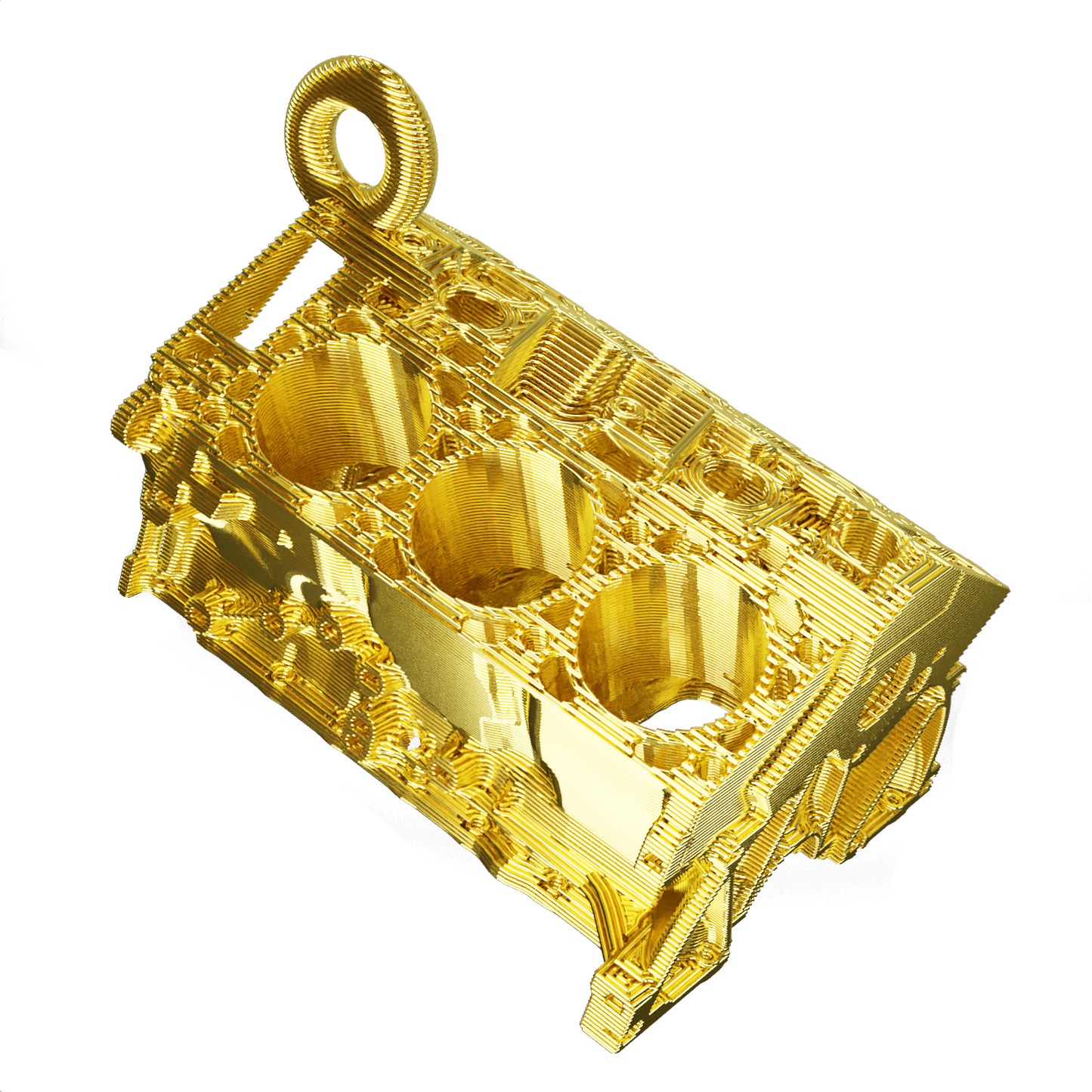 V6 Engine Block Christmas Tree Bauble Decoration Ornament For Christmas Xmas Noel