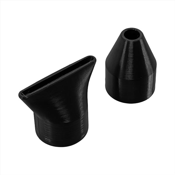 3D Cabin Short Nozzles Compatible With Ryobi Toolshop Blower R18TB 18v ONE+ Cordless Leaf - Car Drying Accessory Stubby (Pack of 2)
