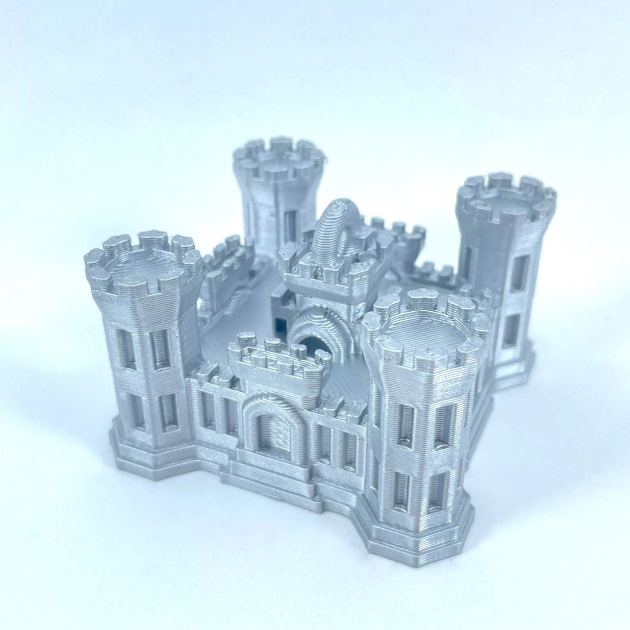 Castle Fort Christmas Tree Bauble Decoration Ornament For Christmas Xmas Noel