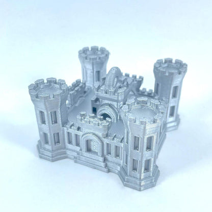 Castle Fort Christmas Tree Bauble Decoration Ornament For Christmas Xmas Noel