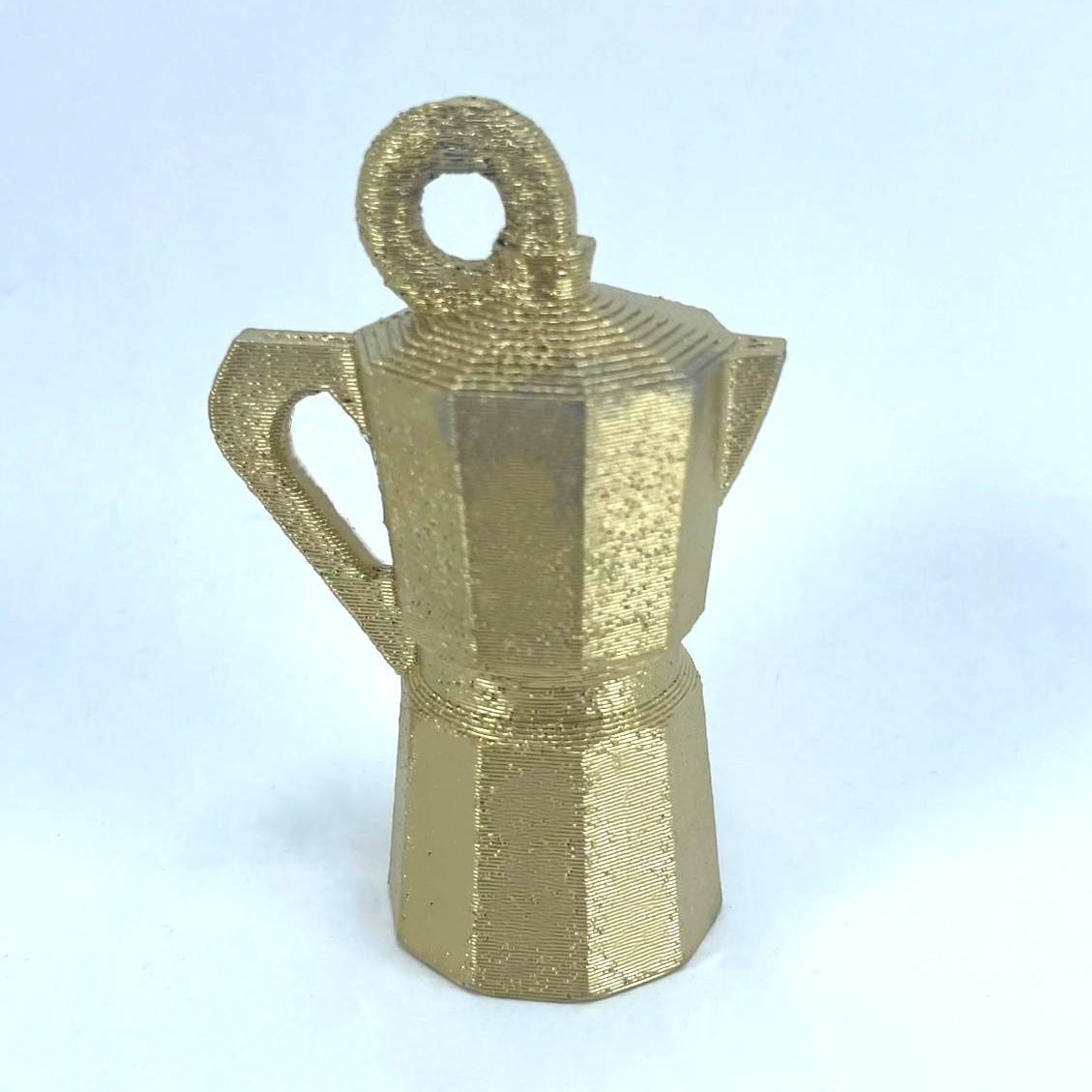 Stove Top Coffee Maker Cafetiere Christmas Tree Bauble Decoration Ornament For Xmas Noel