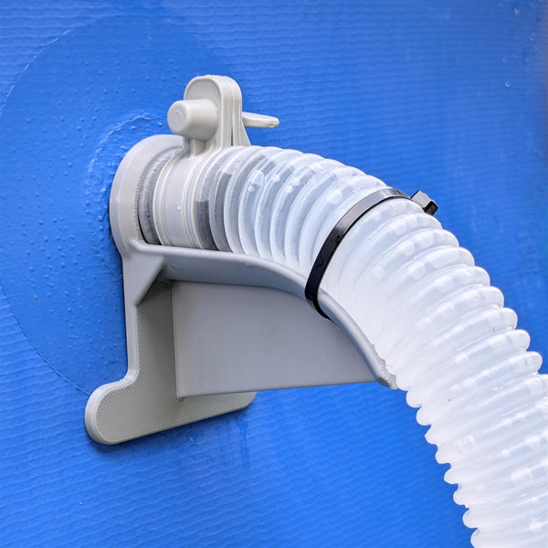 Swimming Pool Pipe Holder Support Curved (30-37mm) Anti Split Strain Tear Puncture Compatible With Intex & Bestway