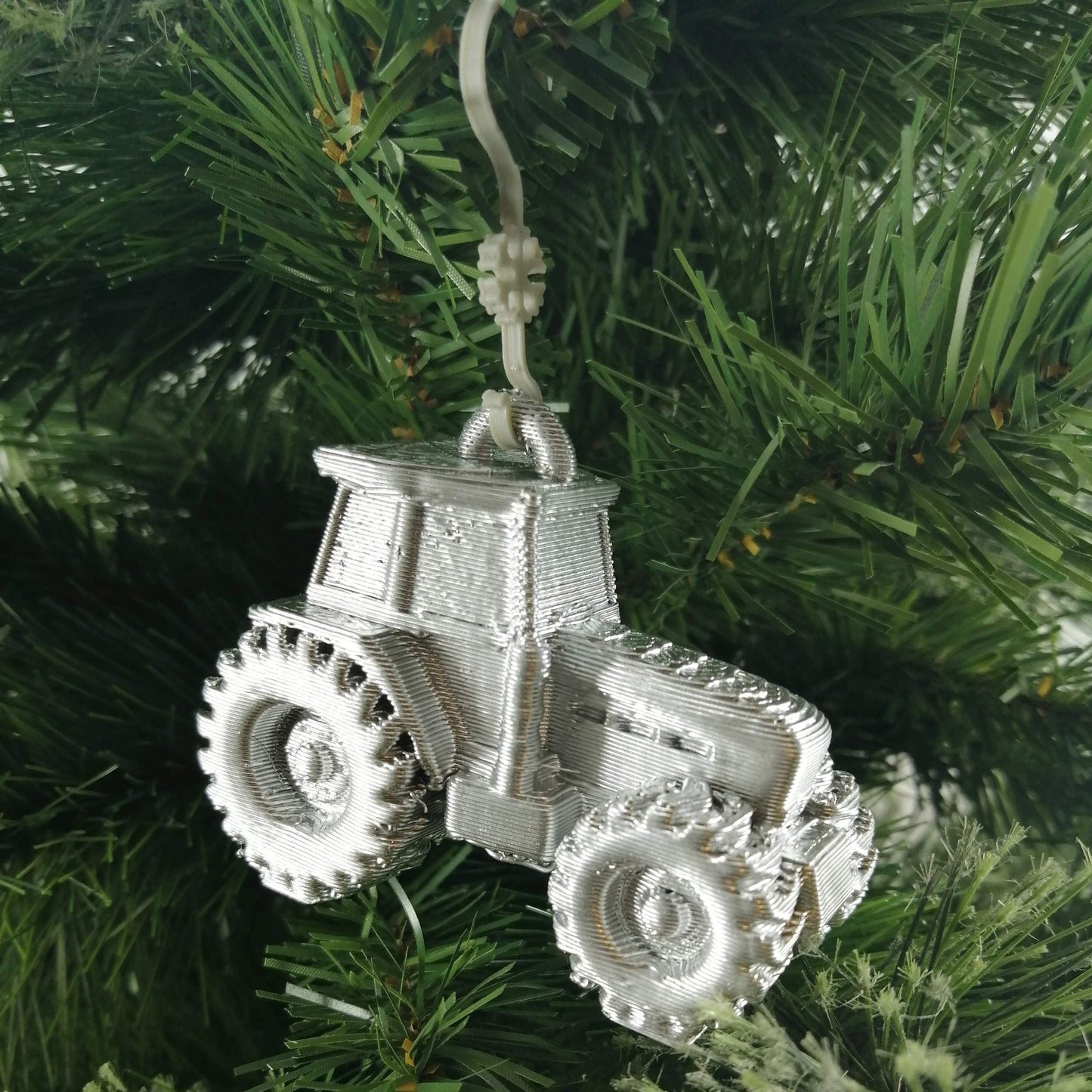 Tractor Christmas Tree Bauble Decoration Ornament For Christmas Xmas Noel