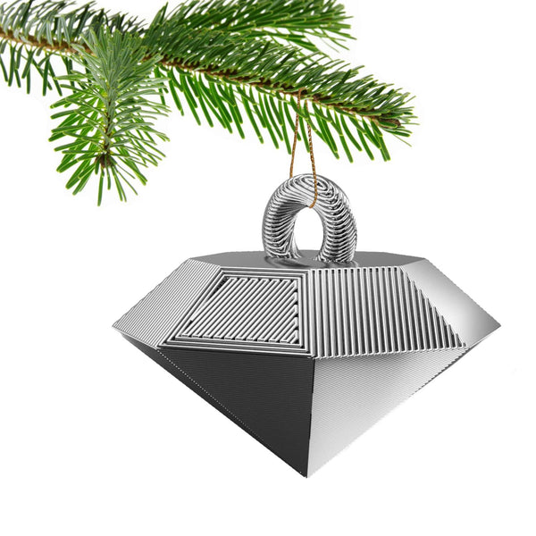 Diamond Shape Christmas Tree Bauble Decoration Ornament For Christmas Xmas Noel