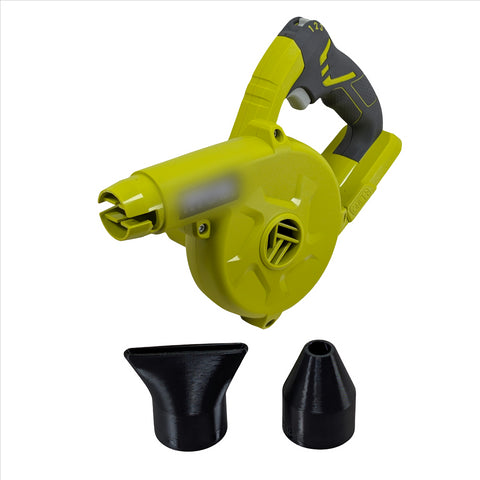 3D Cabin Short Nozzles Compatible With Ryobi Toolshop Blower R18TB 18v ONE+ Cordless Leaf - Car Drying Accessory Stubby (Pack of 2)