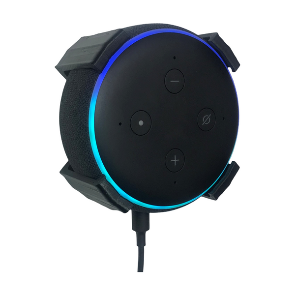 Echo Dot 3rd Generation Wall Mount Holder Bracket 4 Clasp