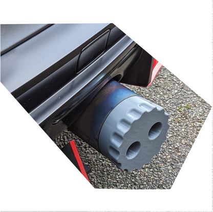 Exhaust Tip Silencer Baffle Muffler Sound Dampener For Cold Start Up