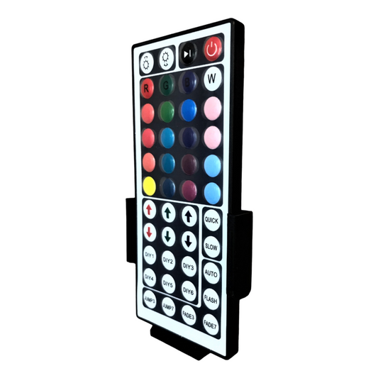 LED-Fernbedienungs-Wandhalterung für 44-Tasten/Tastenstreifenlichter Halterung - Schwarz