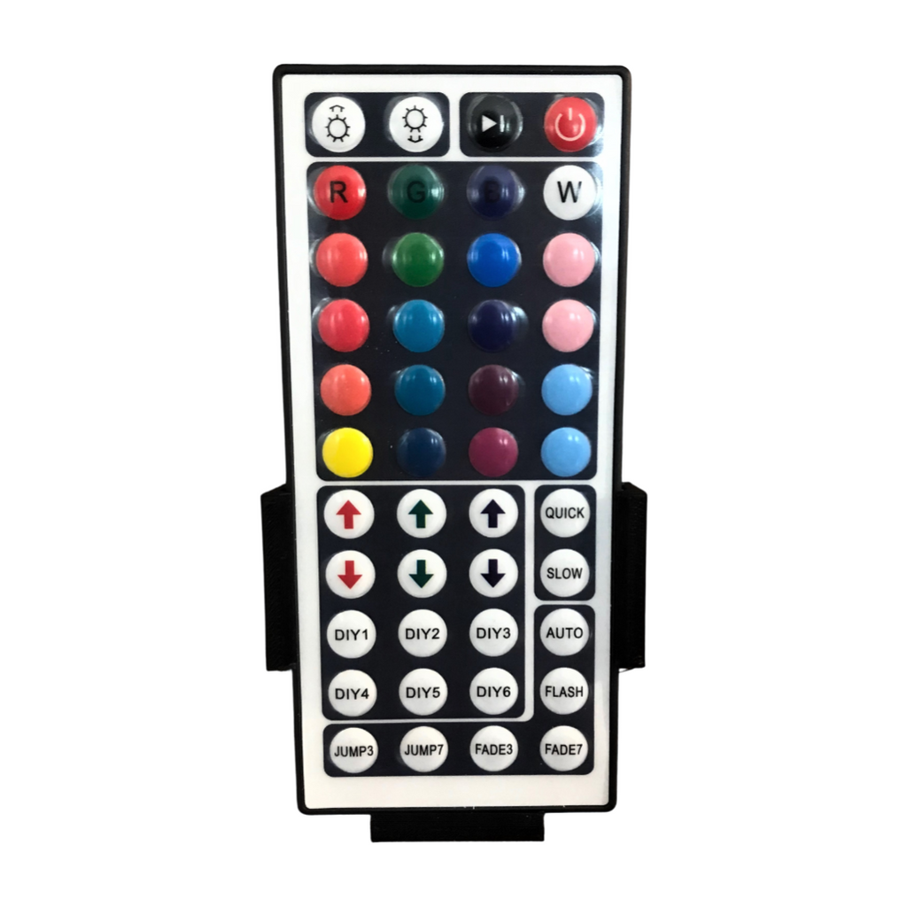 44 Button Led Remote LED Remote Control Wall Mount For 44 Key / Button Strip Lights Holder ...