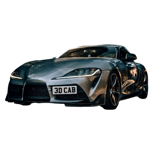 3D Cabin Front Tow Hook Number Plate Mount for Toyota GR Supra A90 MK5