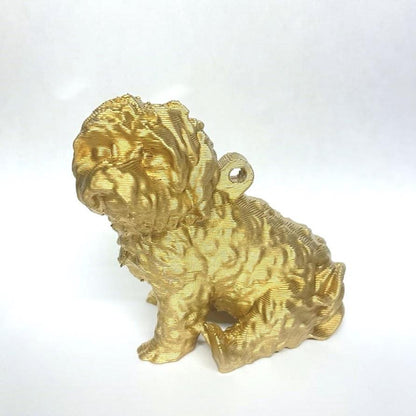 Shih Tzu Dog Christmas Tree Bauble Decoration Ornament For Xmas Noel