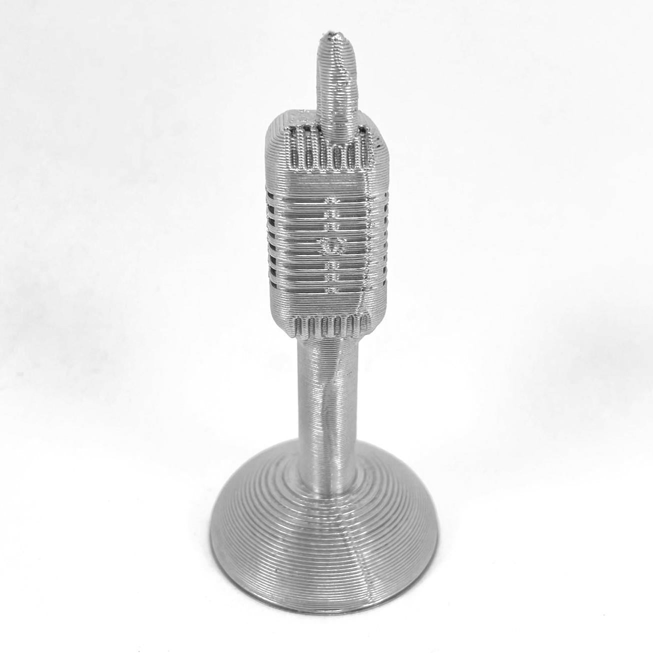 Retro Classic Microphone Christmas Tree Bauble Decoration Ornament For Xmas Noel