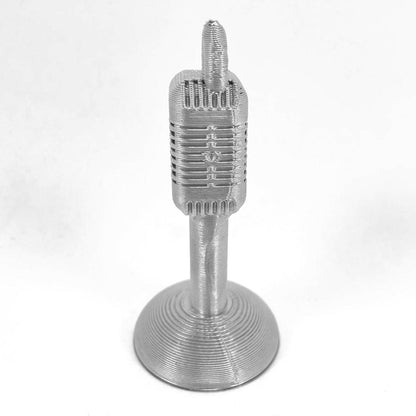 Retro Classic Microphone Christmas Tree Bauble Decoration Ornament For Xmas Noel