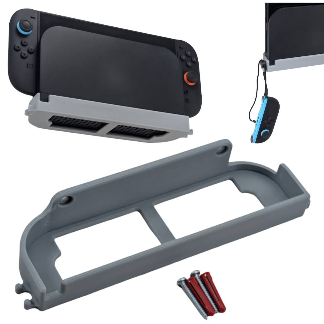 3D Cabin Wall Mount Compatible With Nintendo Switch 2 Docking Station Holder Bracket