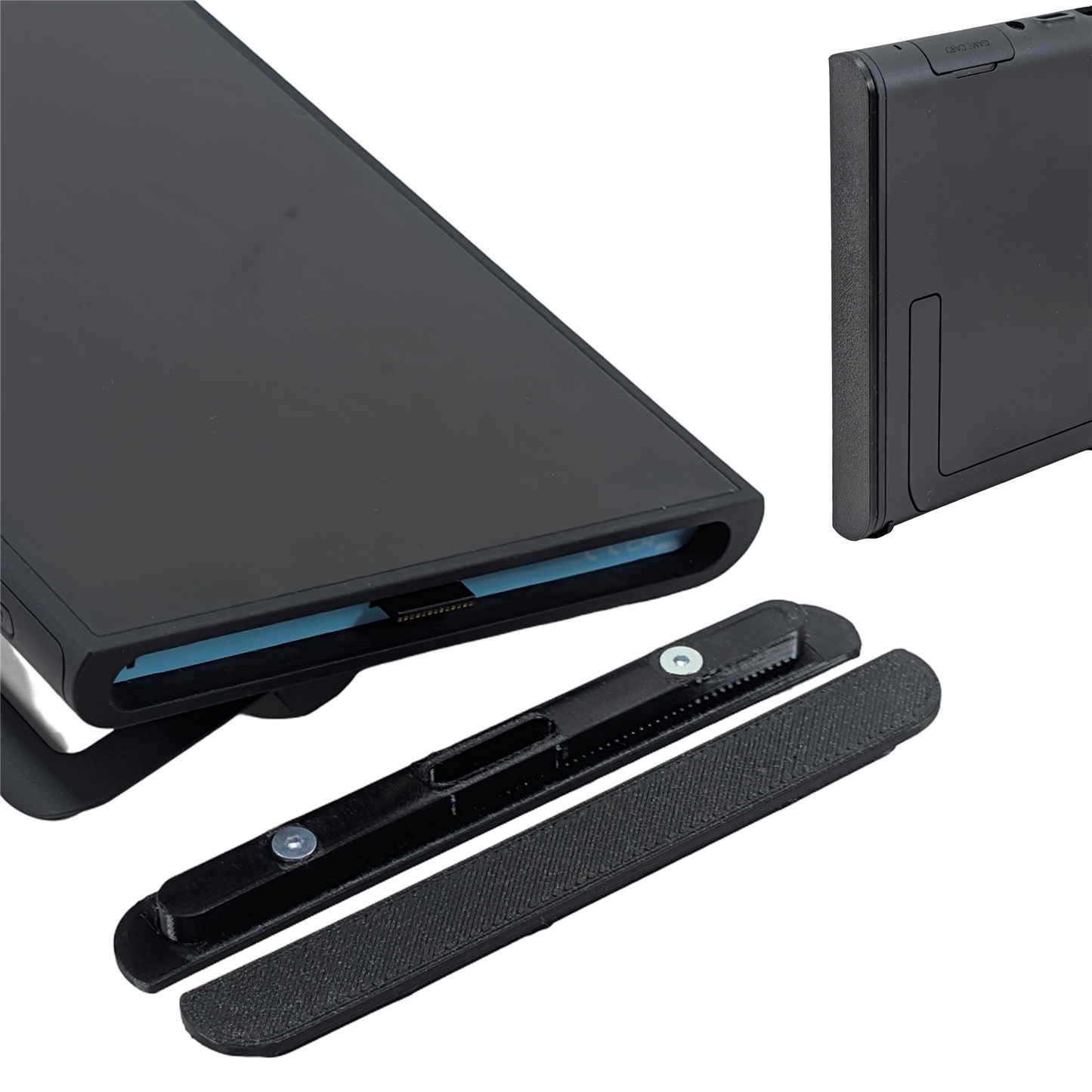 3D Cabin Magnetic Joy-Con Port Protectors for Nintendo Switch 2 - Black