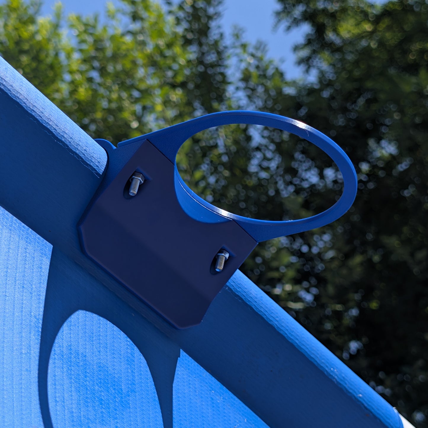 Floating Chlorine Dispenser Holder for Round Above Ground Pool Rails