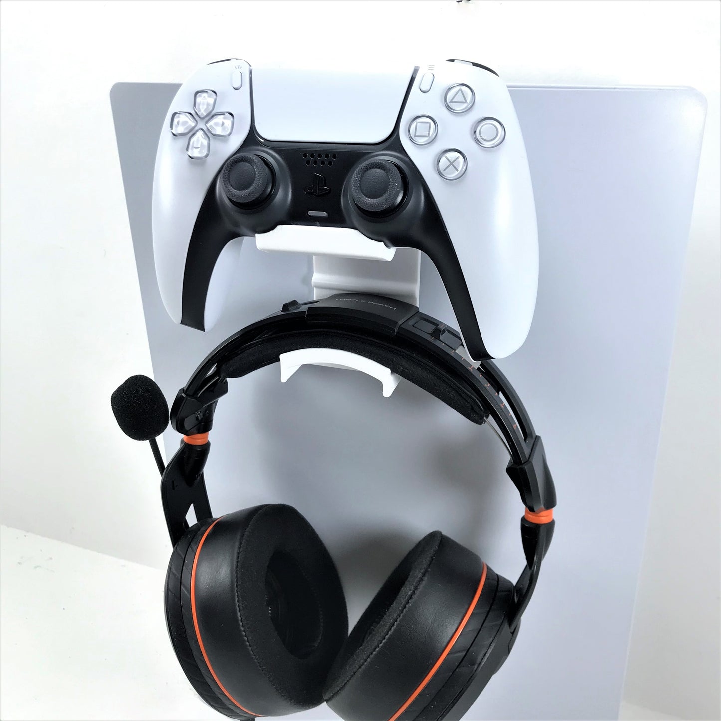 3D Cabin PS5 Controller & Headphone Console Bracket Mount Holder For Play Station 5 Digital Or Disc DualSense - 3DCabin