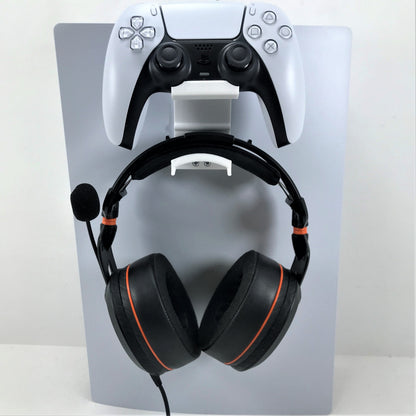 3D Cabin PS5 Controller & Headphone Console Bracket Mount Holder For Play Station 5 Digital Or Disc DualSense - 3DCabin