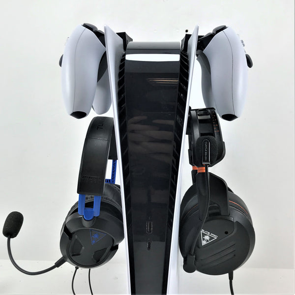 3D Cabin PS5 Controller & Headphone Console Bracket Mount Holder For Play Station 5 Digital Or Disc DualSense (Left and Right Pack)