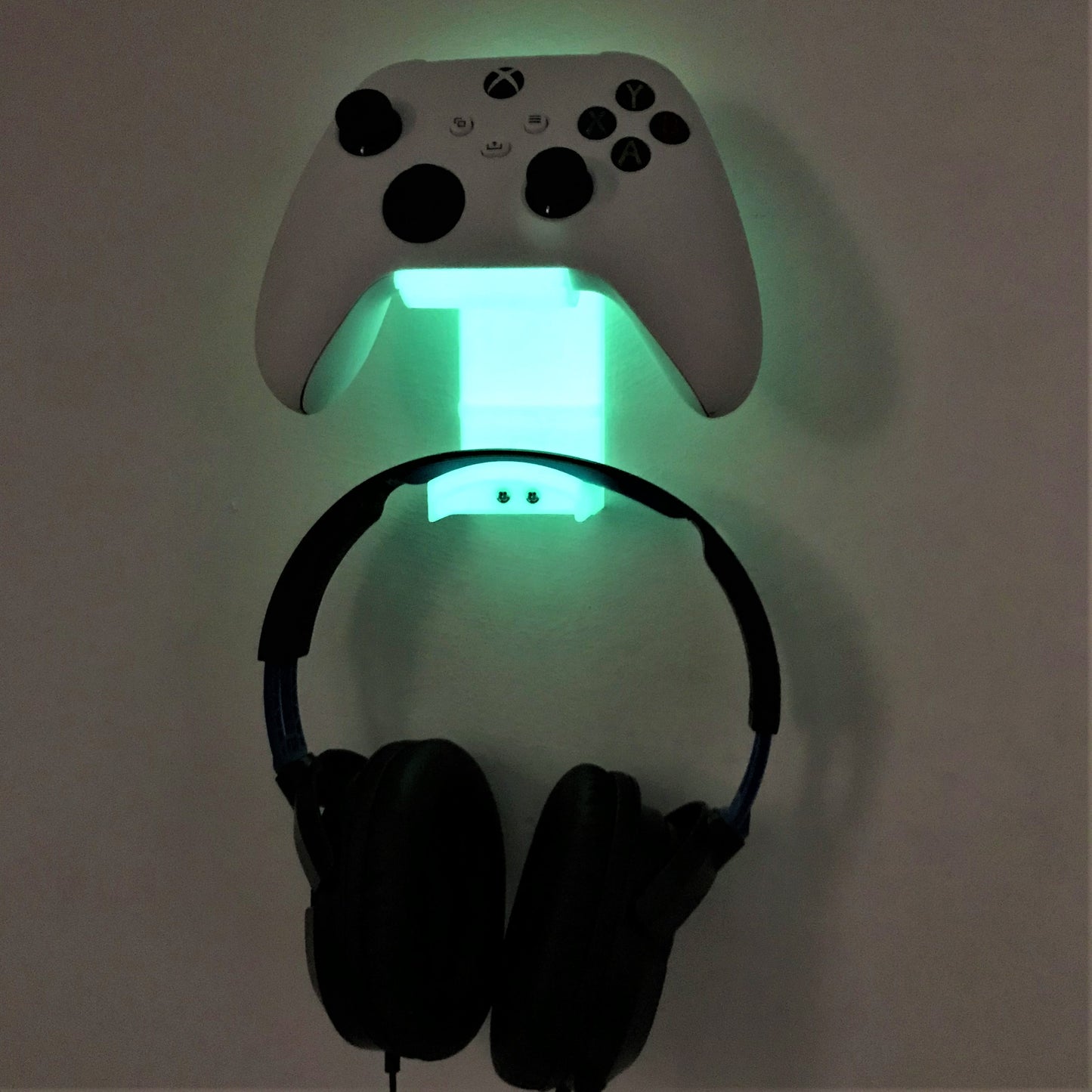 Xbox Controller Wall Mount & Headphone Holder Hanger Bracket For Xbox Series X / Series S / One / One S / One X Remote - 3DCabin