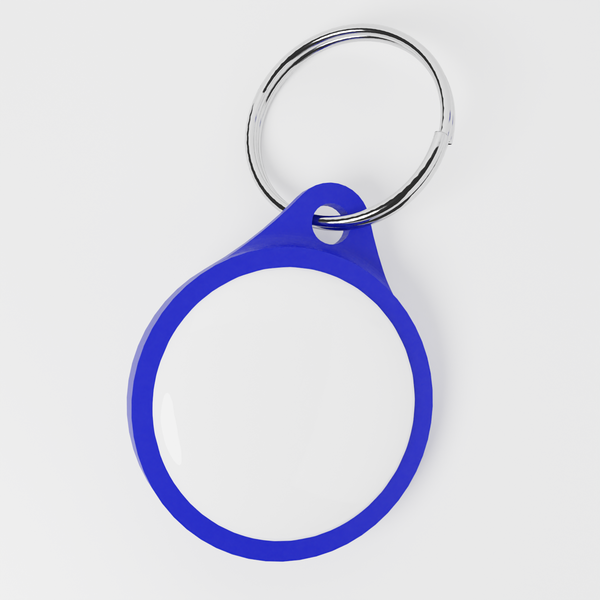 AirTag Keyring Holder Attachment (4 PACK) Low Profile For Tracking Device - Pop Fit - Various Colours