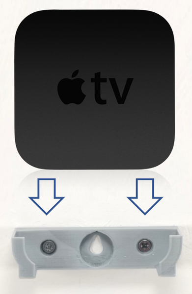 Apple Tv 2Nd / 3Rd Gen (Wall / Tv) Bracket Mount