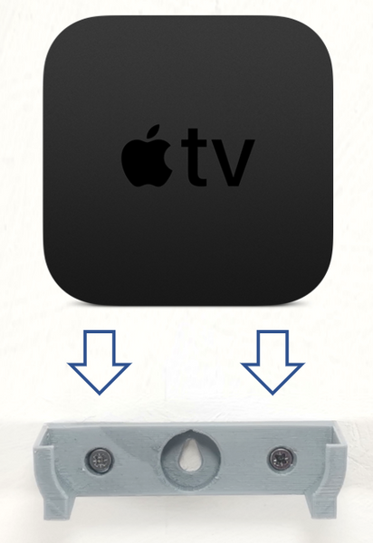 Apple Tv 4Th / 5Th Gen (Wall / Tv) Bracket Mount