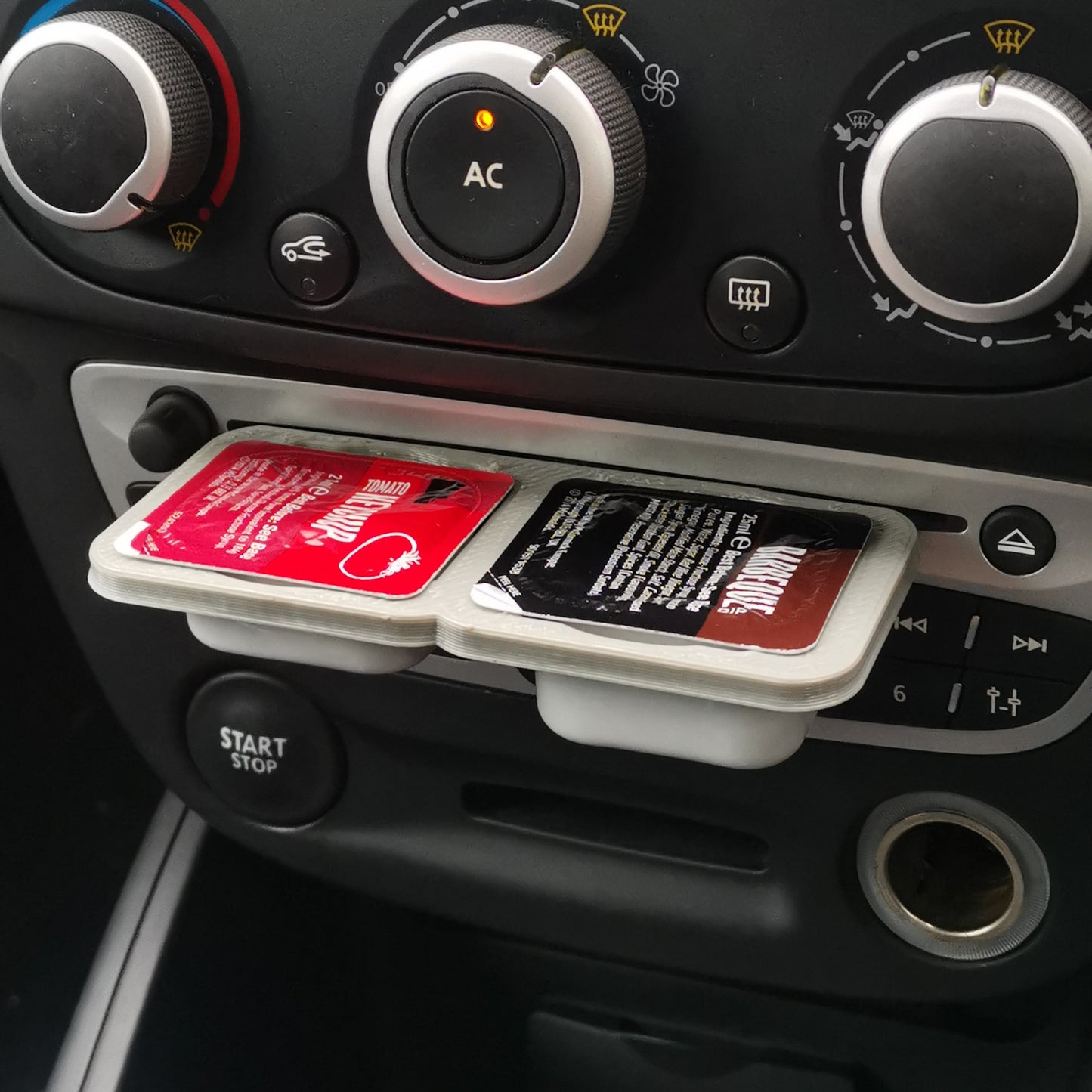Car Sauce Dip Holder For Fries Fast Food - 3DCabin