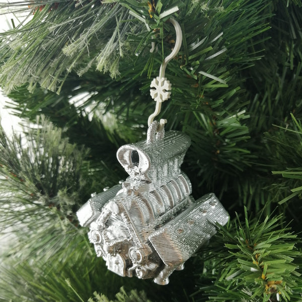 V8 Engine Christmas Tree Bauble Decoration Ornament For Christmas Xmas Noel