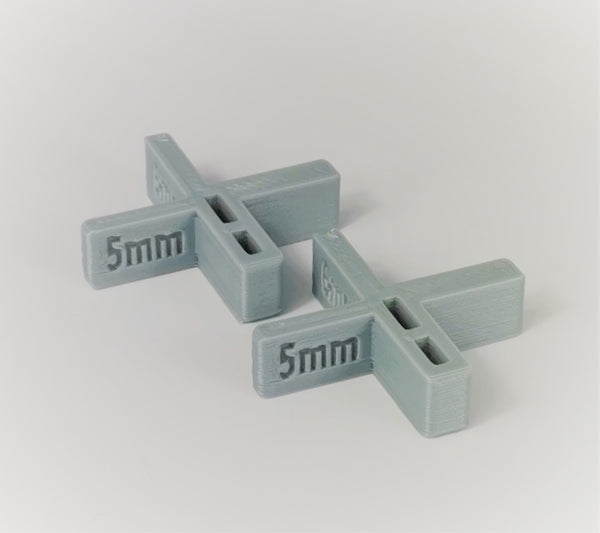 Decking Spacers (Set Of Two) Sets Decking Gaps Of 5, 6, 8 Or 10Mm : Grey