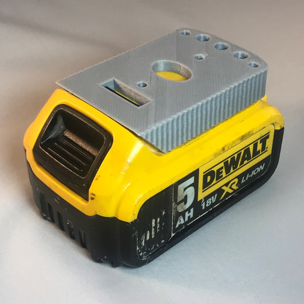 Dewalt Compatible Battery Holder/Bracket Ideal For Wall Or Shelf Mounting