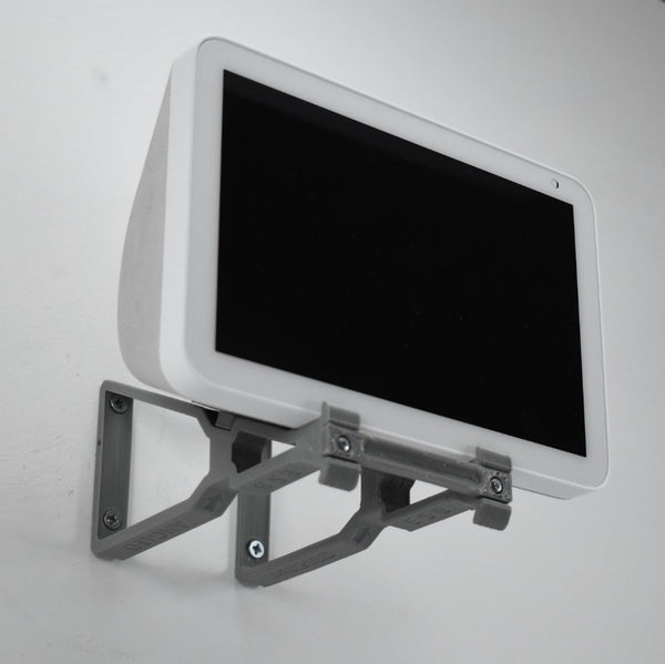 Echo Show 8 Wall Mount Wall Bracket Adjustable Tilt Multi Function - Upright & Angled