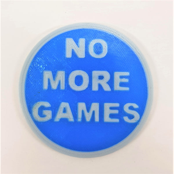 Gaming "Choice" Coaster / Large Coin: Flip The Coin To Decide If You Play On Or Rest Up..!